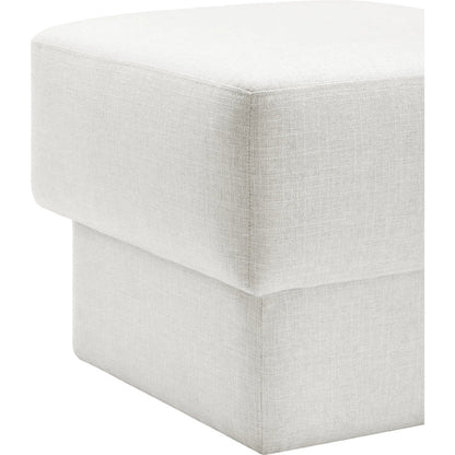 Beldon Ottoman by Surya. Made from polyester, plywood, foam, dacron in a transitional style.