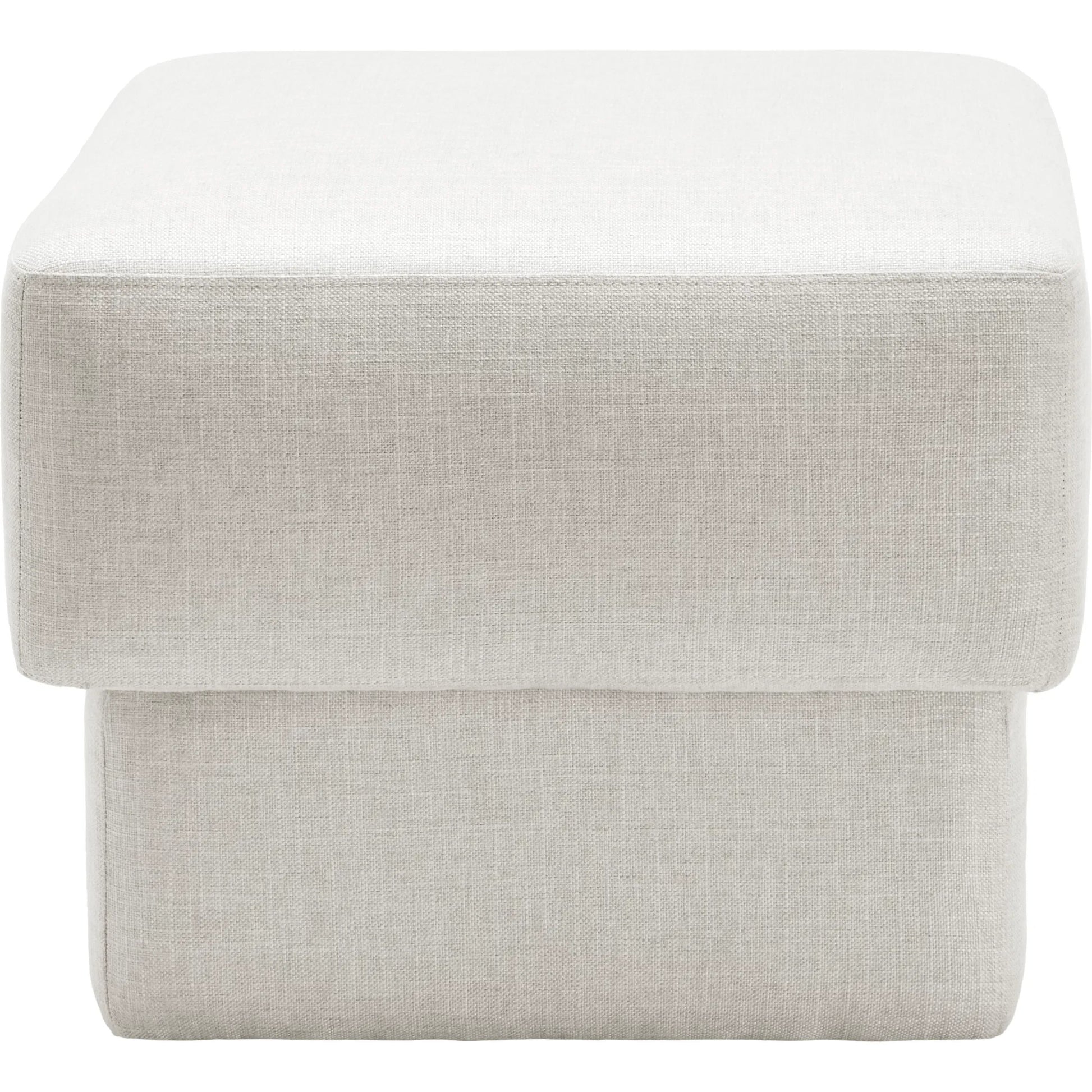 Beldon Ottoman by Surya. Made from polyester, plywood, foam, dacron in a transitional style.