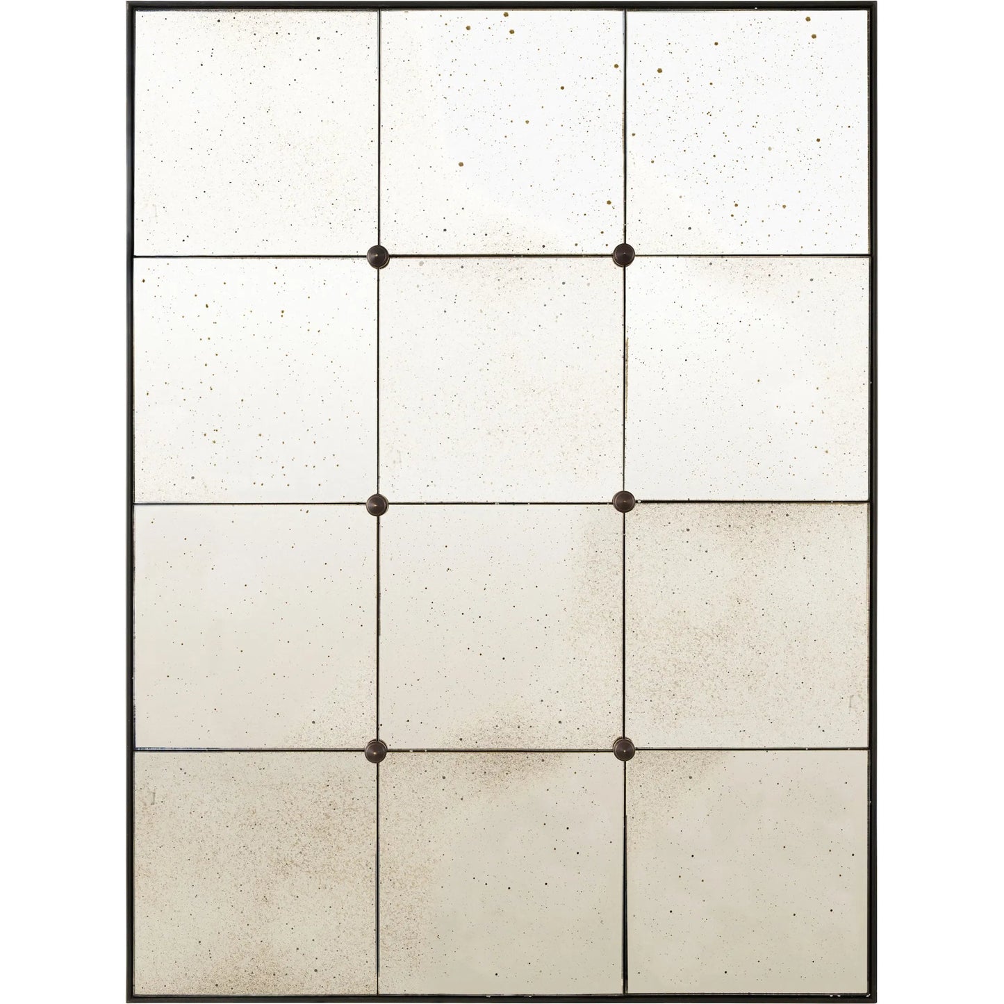 001 SI-2258953 | Primary Silo | Belleza Accent Mirror by Surya in black and antiqued. Made from brass in a transitional style.