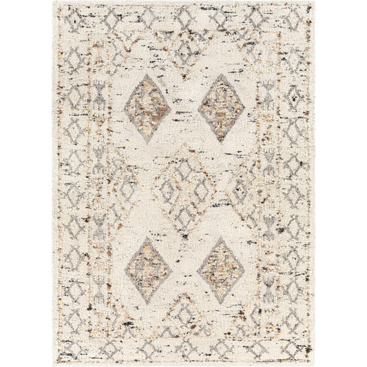 Bremen Rug - 29467 by Surya in cream, gray. Made from 100% wool in a unique style.