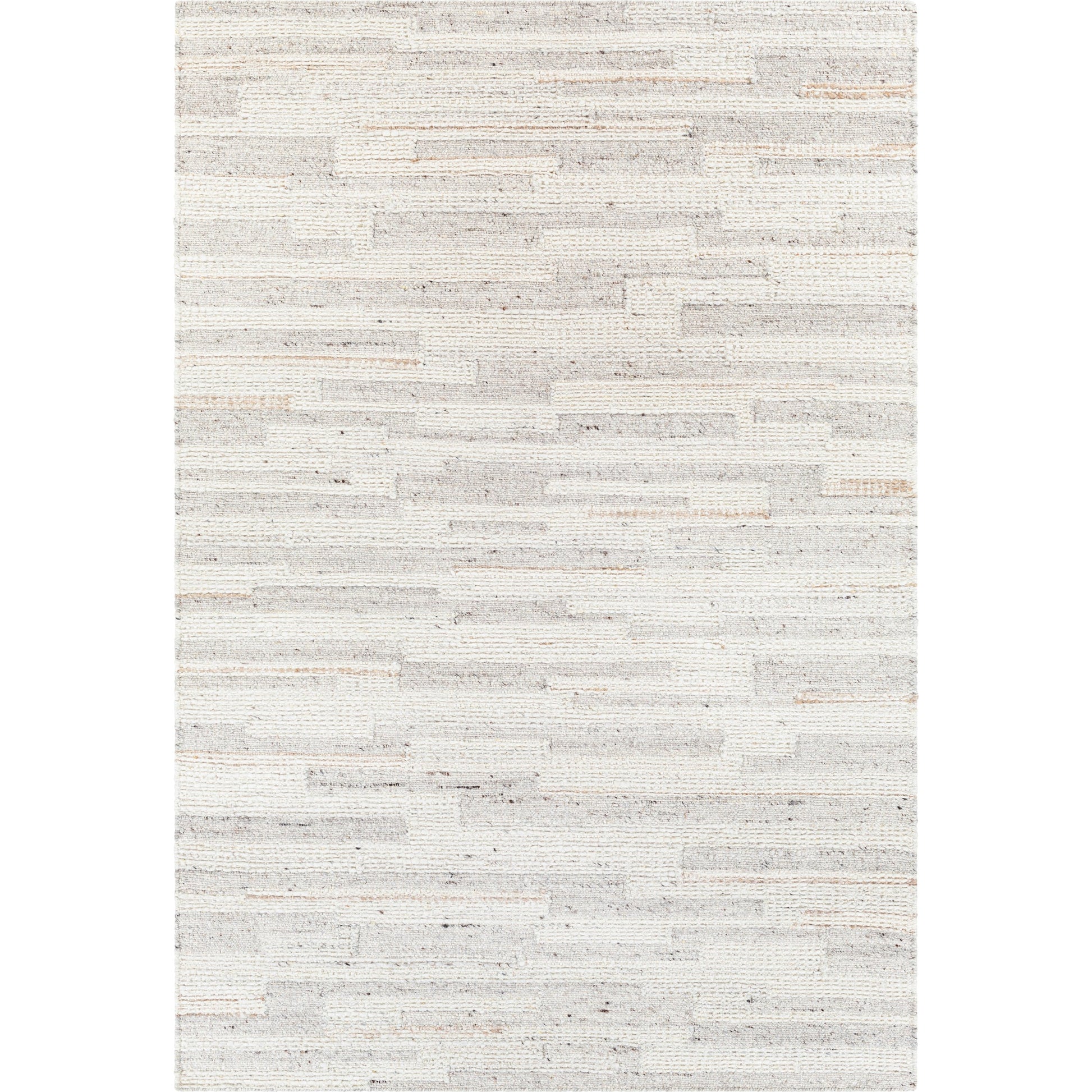 Bremen Rug - 29468 by Surya in cream, light slate, light beige, brown, gray. Made from 100% wool in a unique style.