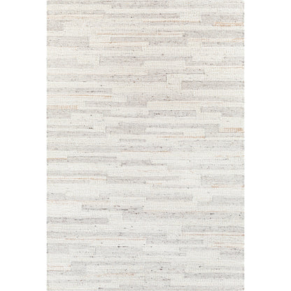 Bremen Rug - 29468 by Surya in cream, light slate, light beige, brown, gray. Made from 100% wool in a unique style.