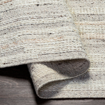 Bremen Rug - 29468 by Surya in cream, light slate, light beige, brown, gray. Made from 100% wool in a unique style.