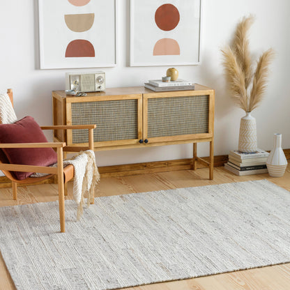 Bremen Rug - 29468 by Surya in cream, light slate, light beige, brown, gray. Made from 100% wool in a unique style.