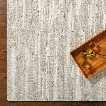 Bremen Rug - 29468 by Surya in cream, light slate, light beige, brown, gray. Made from 100% wool in a unique style.