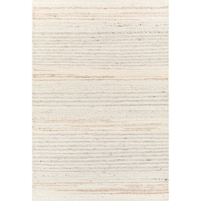 Bremen Rug by Surya in cream, light slate, light beige, brown. Made from 100% wool in a modern style.