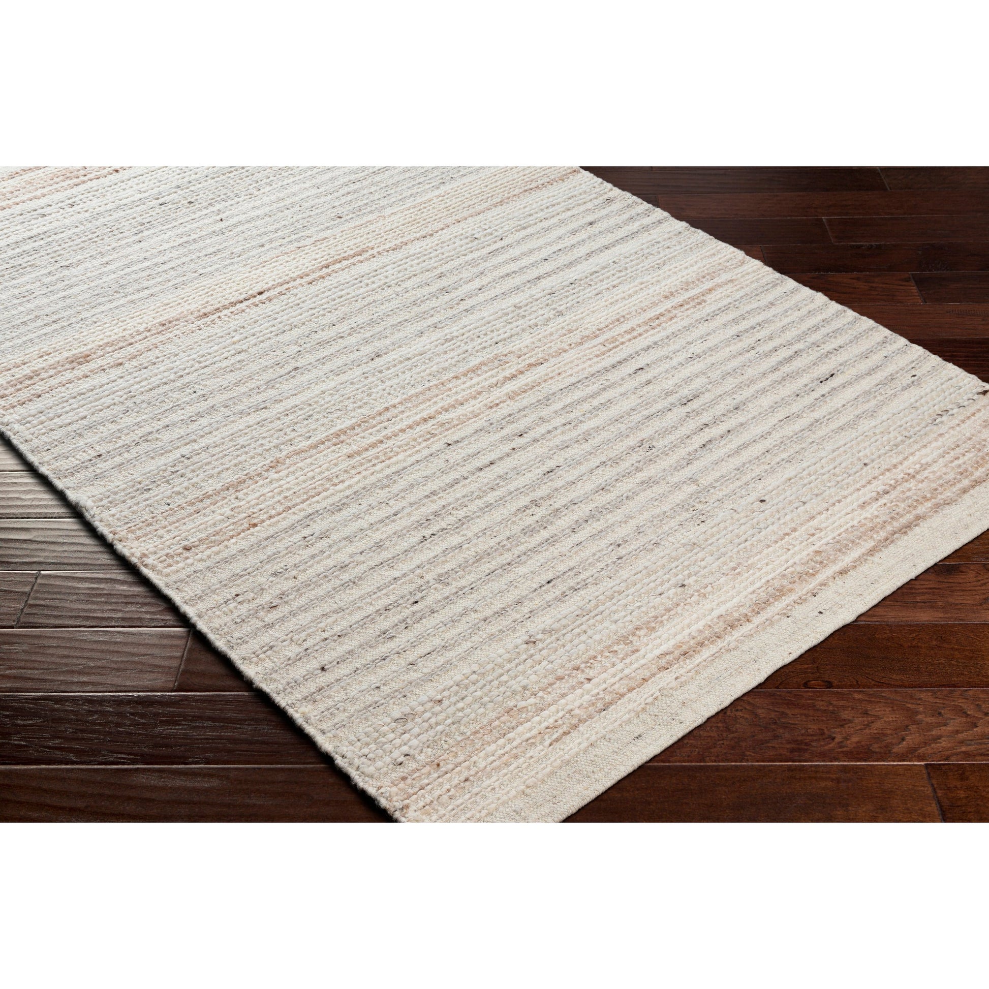 Bremen Rug by Surya in cream, light slate, light beige, brown. Made from 100% wool in a modern style.