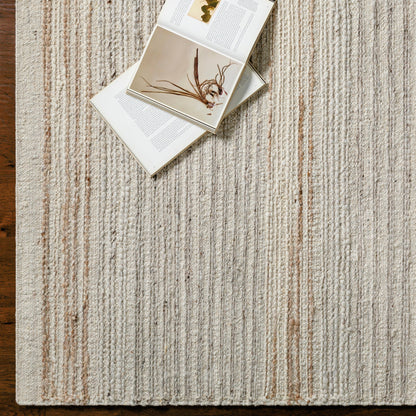 Bremen Rug by Surya in cream, light slate, light beige, brown. Made from 100% wool in a modern style.