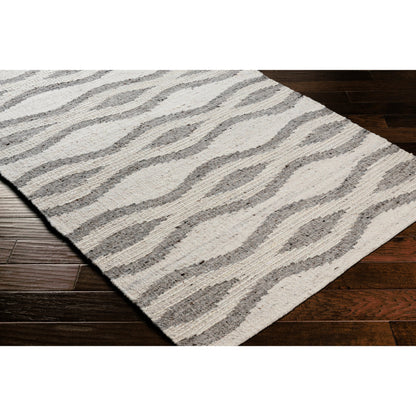Bremen Rug - 29470 by Surya in cream, gray, charcoal, brown. Made from 100% wool in a unique style.