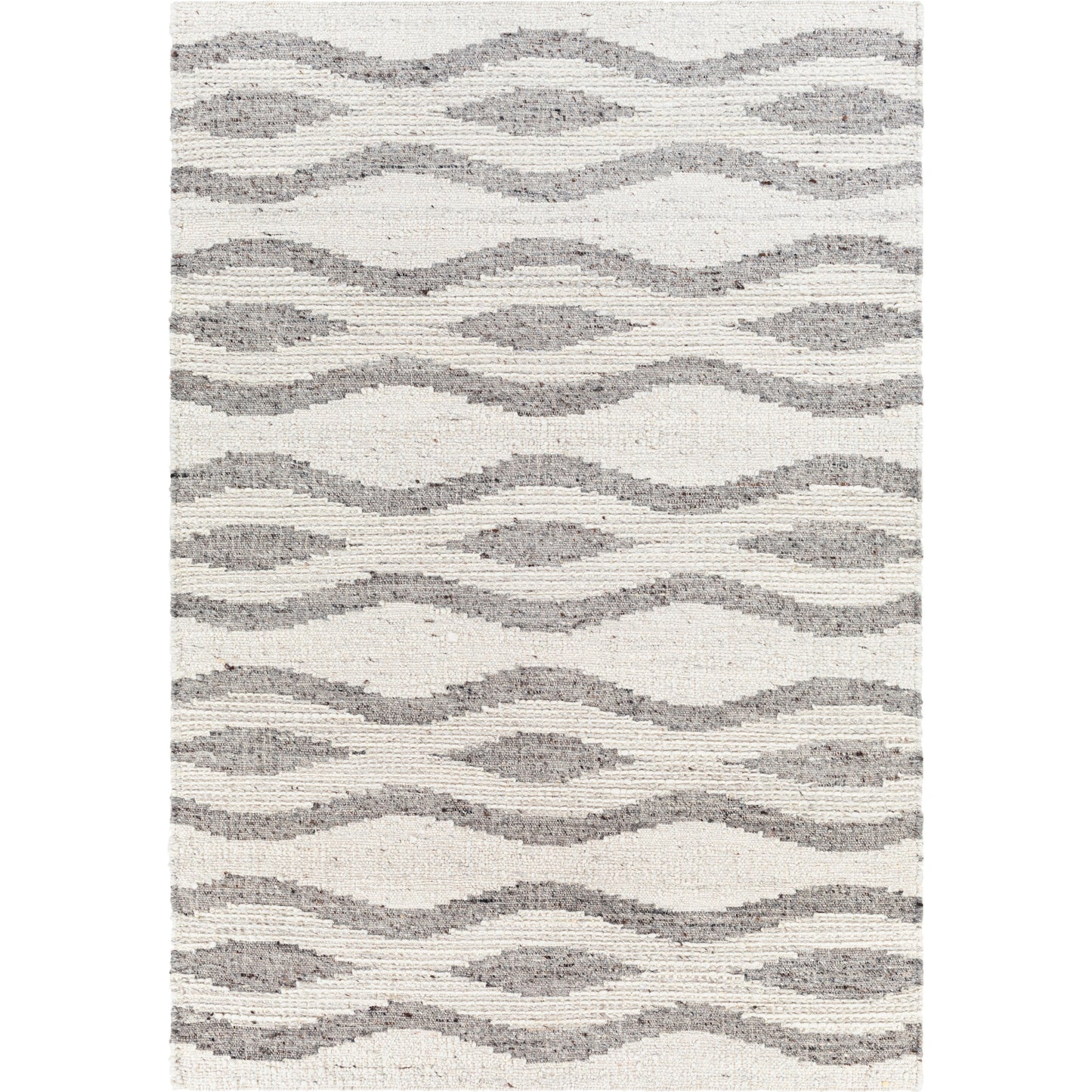 001 SI-1826289,SI-1826290,SI-1826292 | Primary Silo | Bremen Rug - 29470 by Surya in cream, gray, charcoal, brown. Made from 100% wool in a unique style.