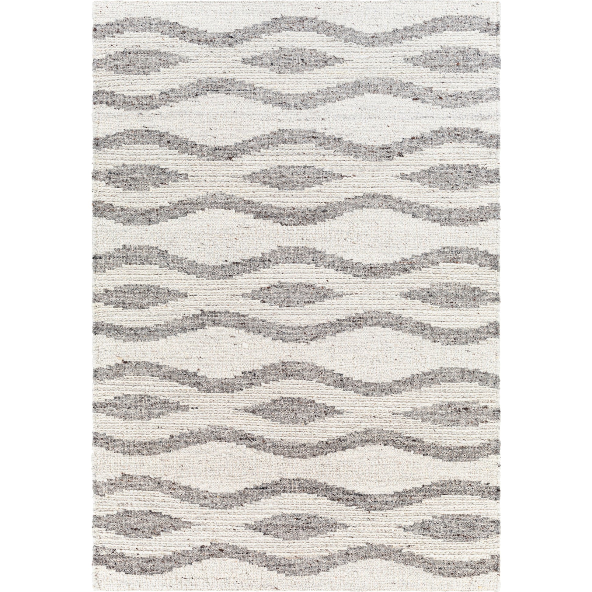 Bremen Rug - 29470 by Surya in cream, gray, charcoal, brown. Made from 100% wool in a unique style.