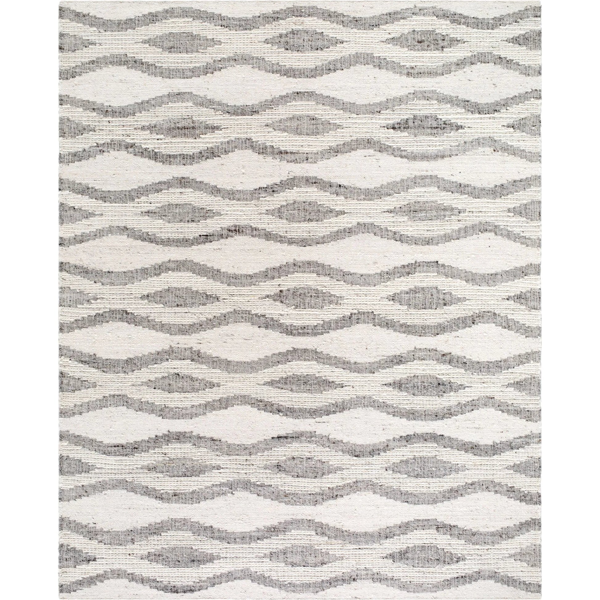 Bremen Rug - 29470 by Surya in cream, gray, charcoal, brown. Made from 100% wool in a unique style.