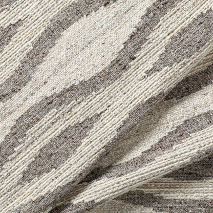 Bremen Rug - 29470 by Surya in cream, gray, charcoal, brown. Made from 100% wool in a unique style.