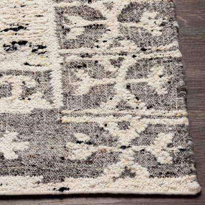 Bremen Rug - 29471 by Surya in cream, gray, charcoal, black. Made from unique in a unique style.