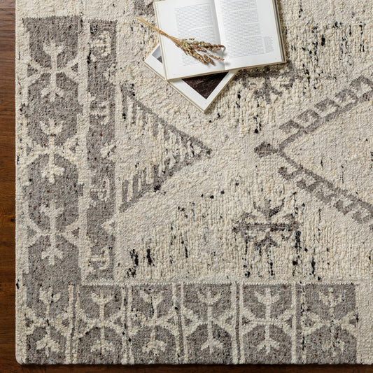 Bremen Rug - 29471 by Surya in cream, gray. Made from unique in a unique style.