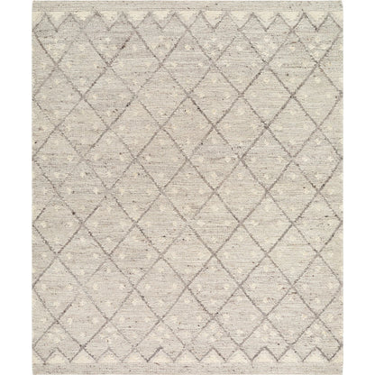 Bremen Rug - 29472 by Surya in light slate, cream, gray, charcoal, brown. Made from 100% wool in a unique style.