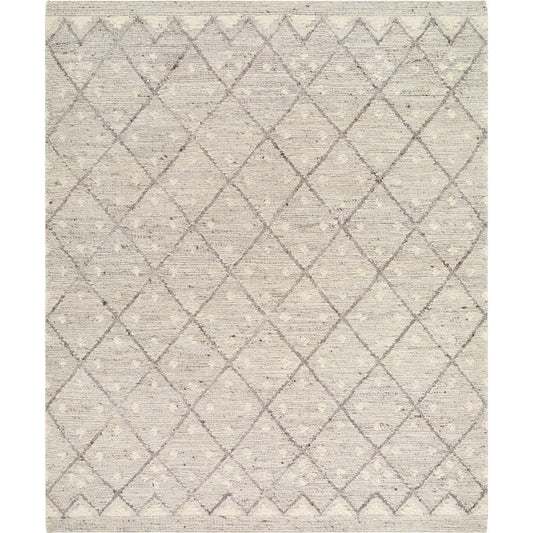 Bremen Rug - 29472 by Surya in light slate, cream, gray, charcoal, brown. Made from 100% wool in a unique style.