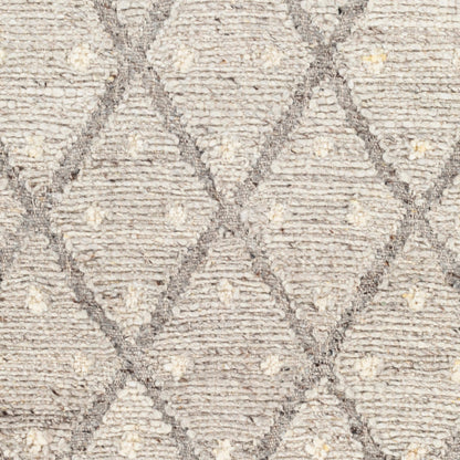 Bremen Rug - 29472 by Surya in light slate, cream, gray, charcoal, brown. Made from 100% wool in a unique style.