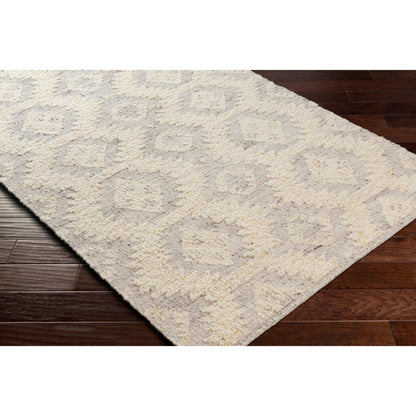 Bremen Rug - 29473 by Surya in cream, light slate, brown. Made from 100% wool in a unique style.