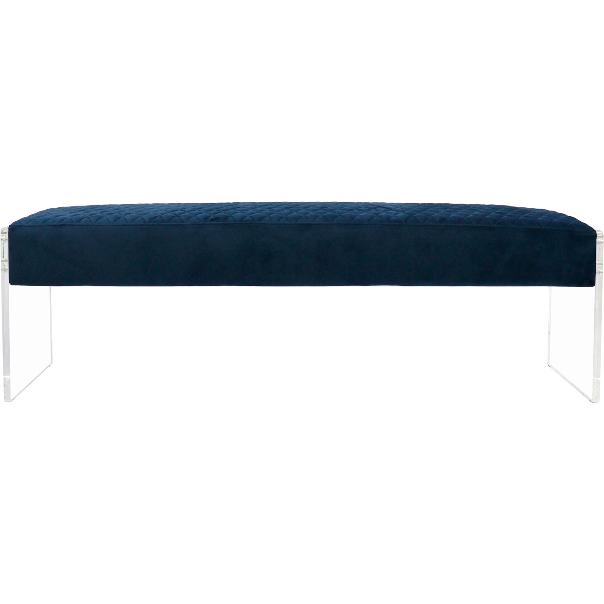 Tribecca Bench by Pasargad Home. Made from acrylic, velvet in a modern style.