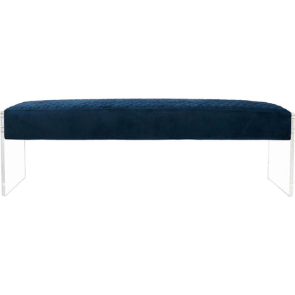 Tribecca Bench by Pasargad Home. Made from acrylic, velvet in a modern style.