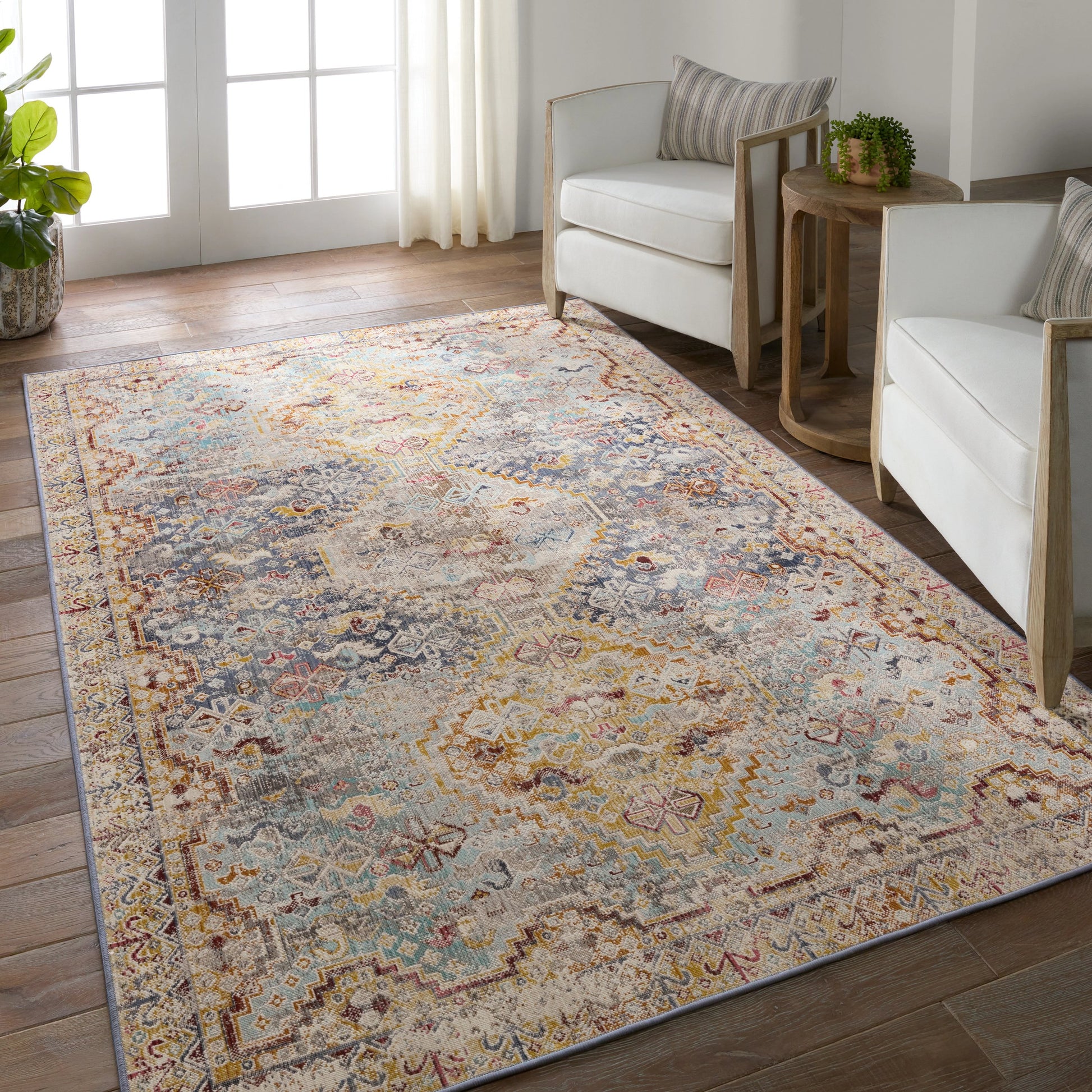 Bequest BEQ01 Rug by Jaipur Living in blue, mulitcolor. Made from 100% polypropylene in a unique style.