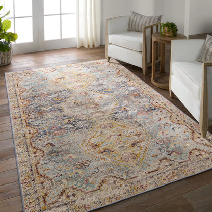 Bequest BEQ01 Rug by Jaipur Living in blue, mulitcolor. Made from 100% polypropylene in a unique style.
