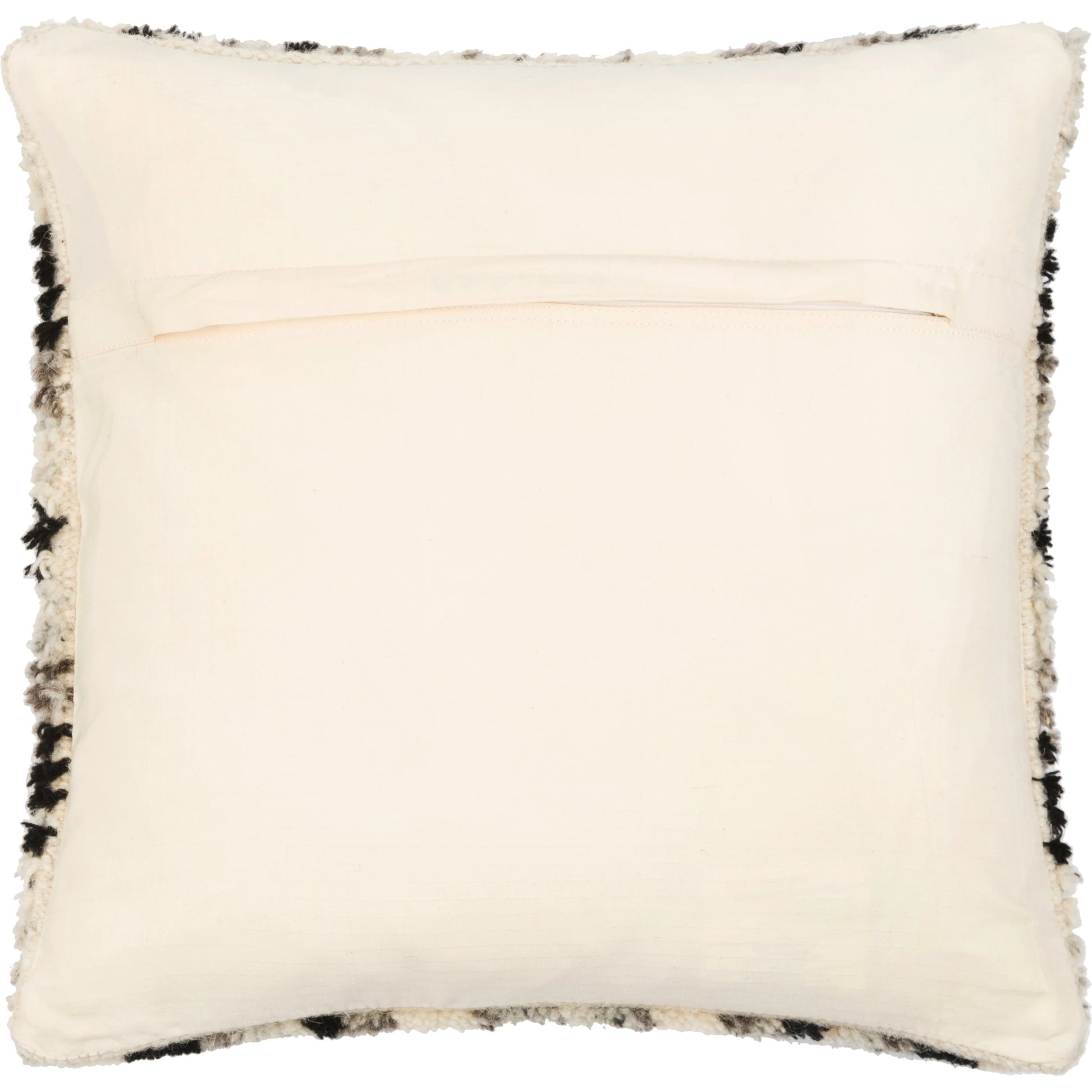 Benisouk Pillow - 27463 by Surya in black, gray, light gray, cream. Made from 100% wool, 100% cotton in a eclectic & global style.