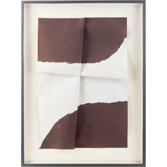 Between Framed Art by Surya in white, brown and matte, distressed. Made from canvas, polystyrene in a unique style.
