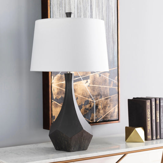 Braelynn - 23211 by Surya in charcoal, white and charcoal, white. Made from linen, metal in a modern style.