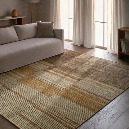 Bezem BEZ07 Rug by Jaipur Living in tan, beige, brown. Made from 100% wool in a unique style.