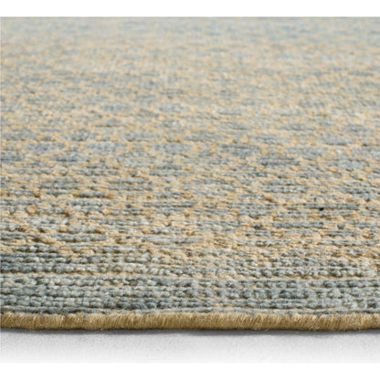 Bezem BEZ08 Rug by Jaipur Living in blue, tan, beige. Made from 100% wool in a unique style.