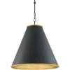 Antique Black, Contemporary Gold Leaf, Painted Gold / Large