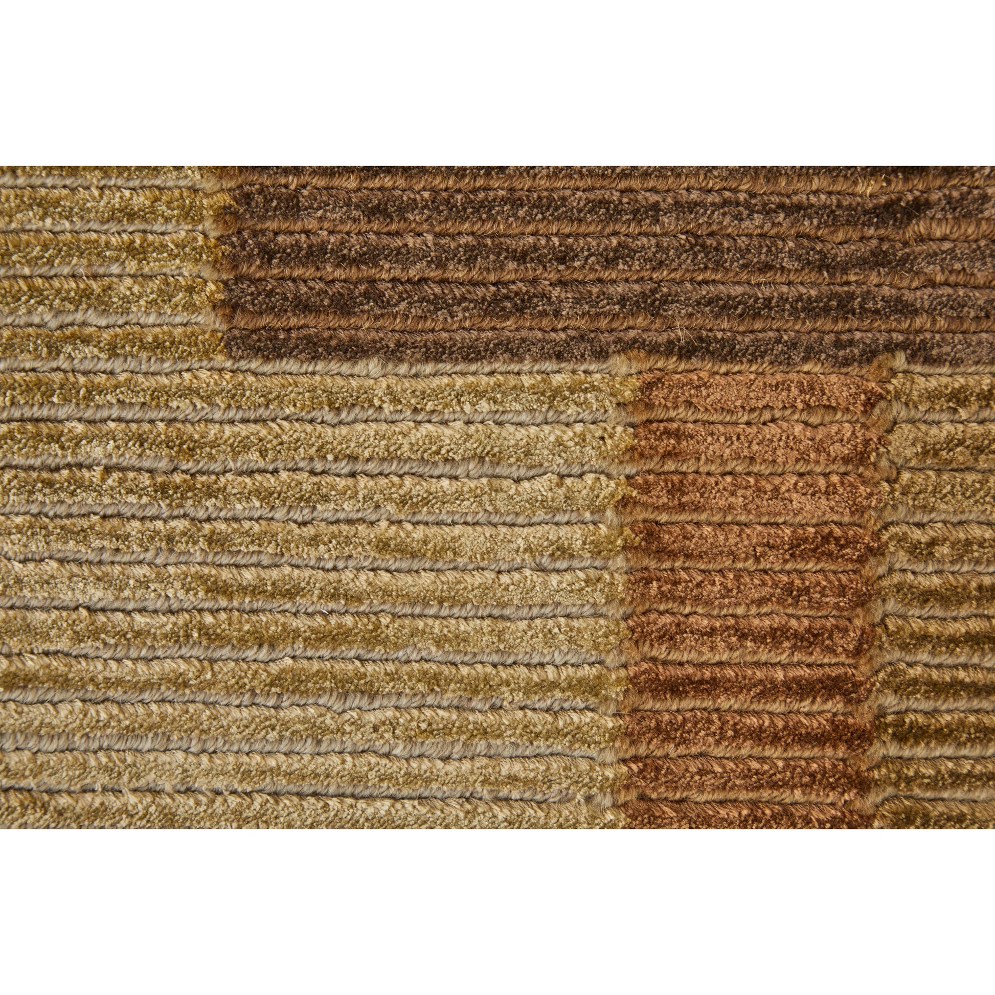 Keystone Rug - 7169F by Feizy in green, brown. Made from wool, viscose in a unique style.