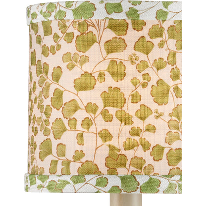 Maiden Fern Drum Chandelier Shade by Currey and Company. Made from cotton in a cottage & farmhouse style.