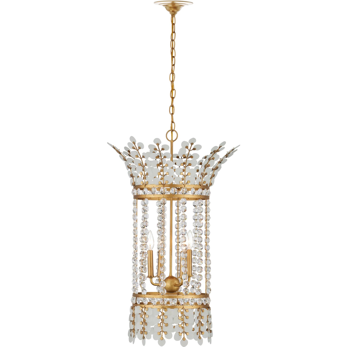004 SI-2386970 | Additional Silo | Bradshaw Lantern by Currey and Company in frosted, clear, brass. Made from glass, crystal, wrought iron in a traditional style.