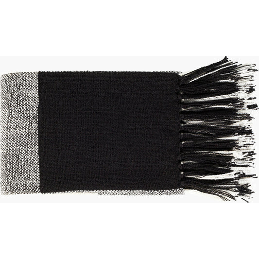 Bufflonne - 12499 by Surya in cream, black. Made from 100% acrylic in a rustic style.