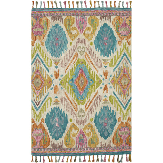 Bonifate Rug - 23117 by Surya in teal, light pink, rose, light beige, burnt orange. Made from 100% wool in a unique style.