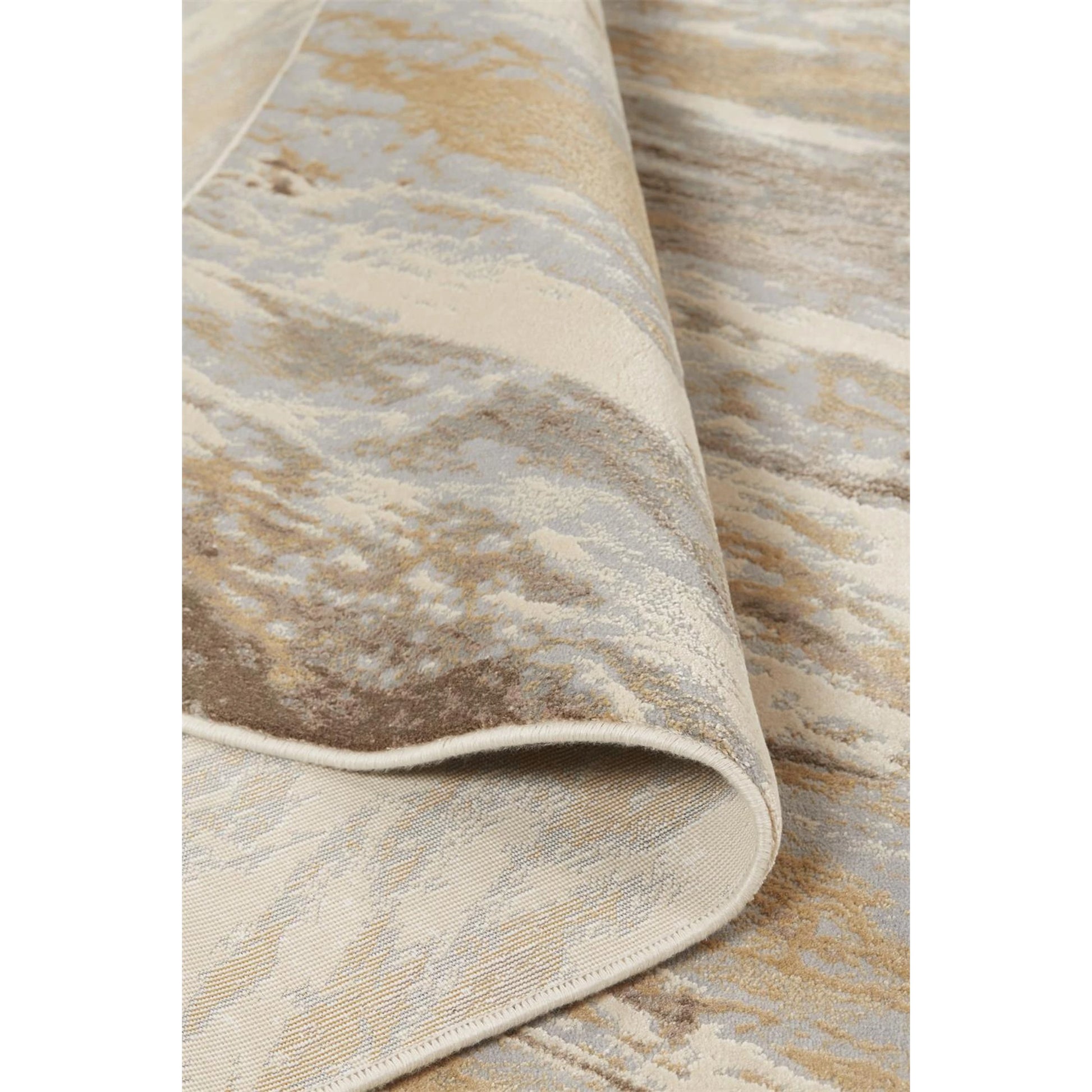 Parker Transitional Rug - 3704F by Feizy in ivory, tan, brown. Made from viscose, polyester in a unique style.