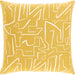 Bogolani Pillow - 26455 by Surya in mustard, cream. Made from 100% cotton in a eclectic & global style.
