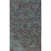 Teal, Burgundy / 2' x 3'