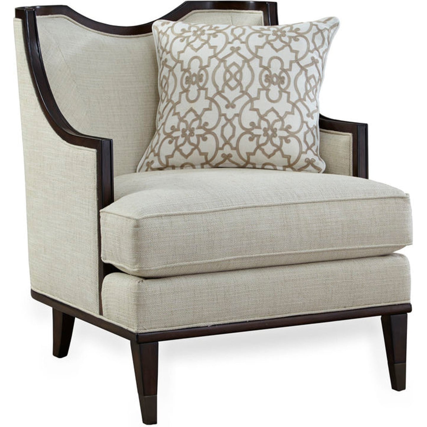 001 SR-881929 | Primary Silo | Harper Ivory Chair by A.R.T. Furniture in ivory and mink. Made from fabric in a transitional style.