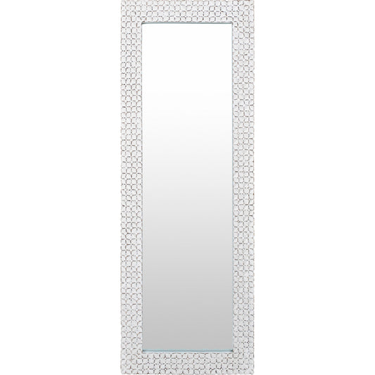 Beluga Mirror - 32893 by Surya in white. Made from frame: wood, substrate: manufactured wood in a modern style.