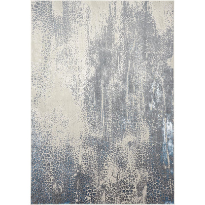 Azure Rug - 3401F by Feizy in gray, blue, ivory. Made from polyester, polypropylene in a unique style.