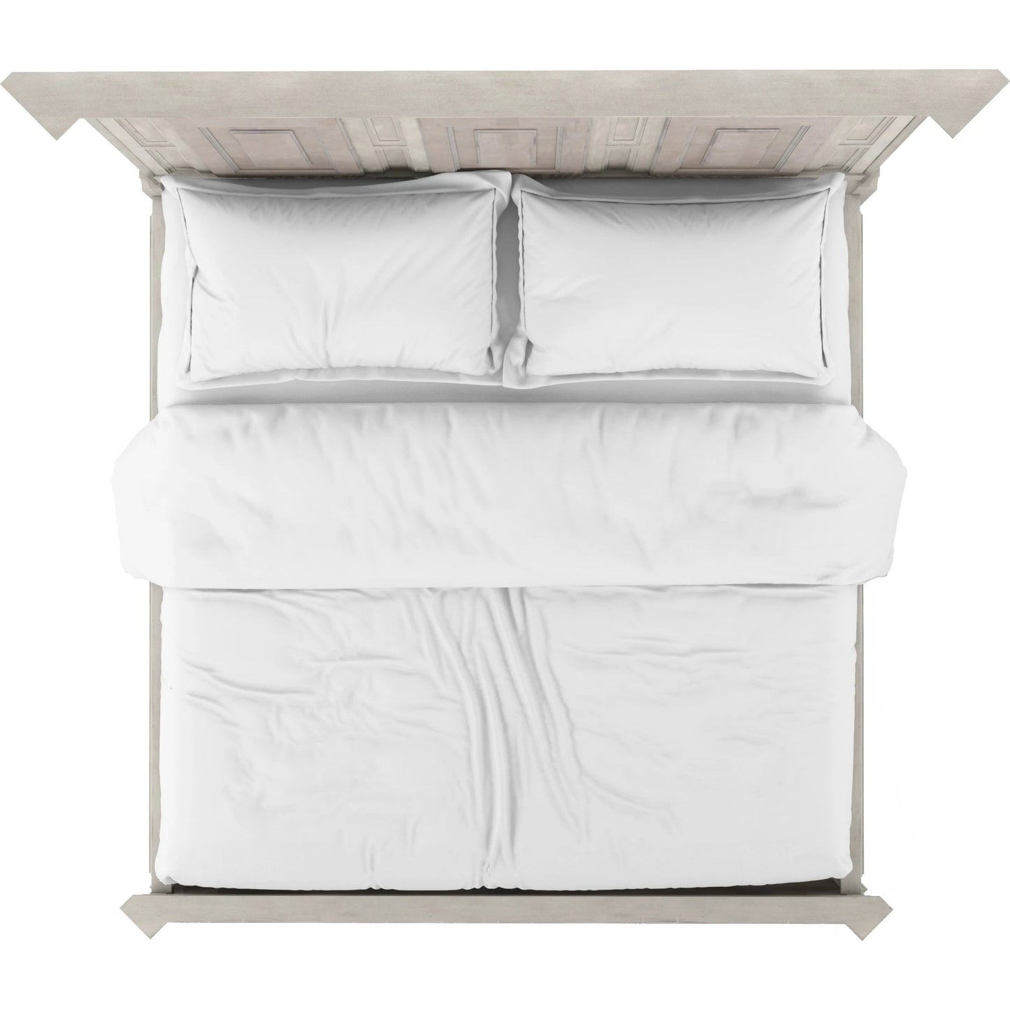 003 SI-2155735,SI-2155736,SI-2155737 | Additional Silo | Alcove Panel Bed by A.R.T. Furniture in belgian ivory, washed maple. Made from acacia solids, maple veneers in a traditional style.