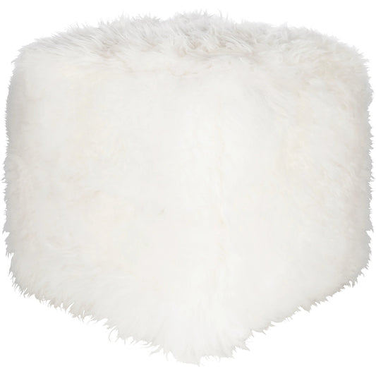 Bahati - 5950 by Surya in cream. Made from 100% sheepskin, wood, 100% wool in a modern style.
