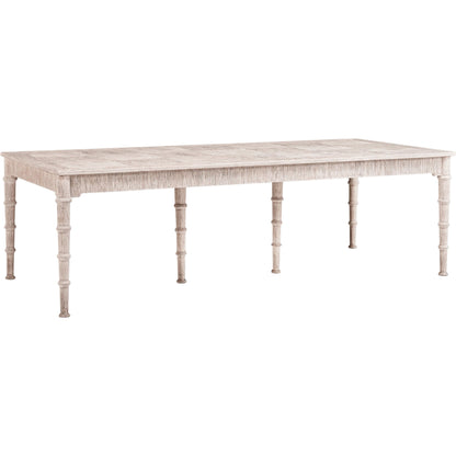 100" Bywater Extending Dining Table by Jonathan Charles in washed acacia. Made from acacia in a transitional style.