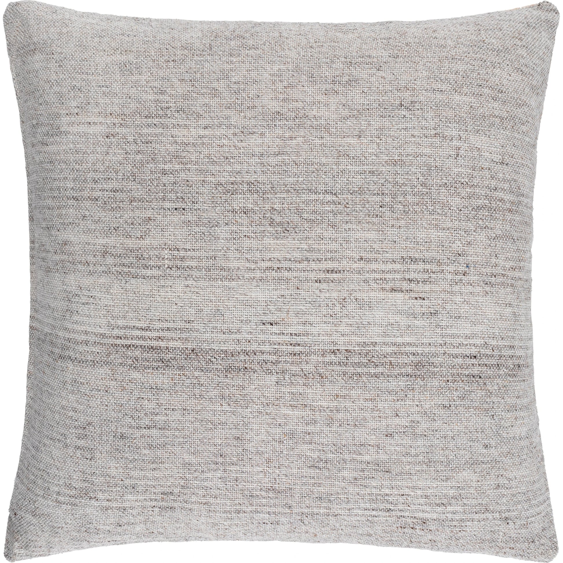 Bonnie Pillow - 22906 by Surya in light gray, off-white, brown. Made from 50% cotton, 50% wool, 100% cotton in a cottage & farmhouse style.