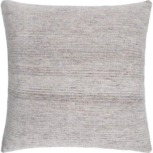 Bonnie Pillow - 22906 by Surya in light beige, light gray. Made from 50% cotton, 50% wool, 100% cotton in a cottage & farmhouse style.