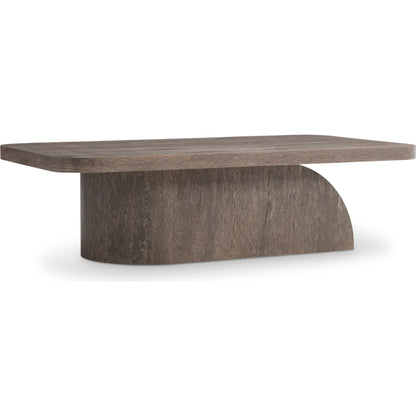 Dama Cocktail Table by Bernhardt in brun. Made from wood in a transitional style.